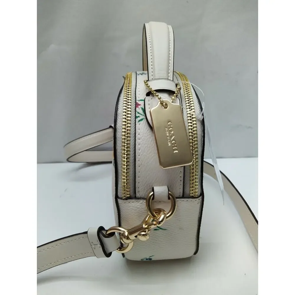 Coach Serena Multicolor Leather Floral Zipper Satchel Crossbody Bag - NWT $328